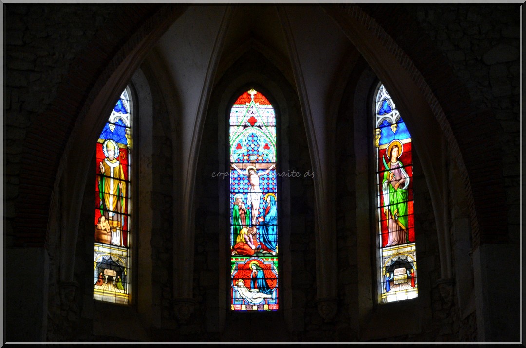 Vitraux église Ste-Quitterie Castelnau Barbarens - Gers (3)
