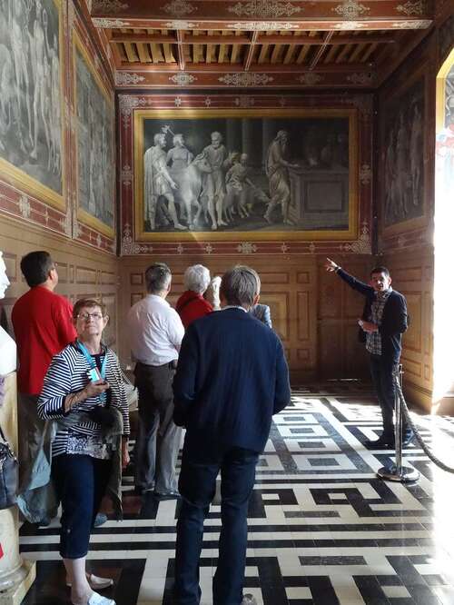 Visite du château d'Ancy le Franc, avec la Société Archéologique et Historique du Châtillonnais