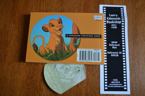 The Lion King Livre de 30 cartes postales