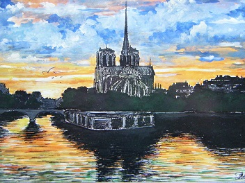 Notre-Dame, endormie en ce Noël ... 