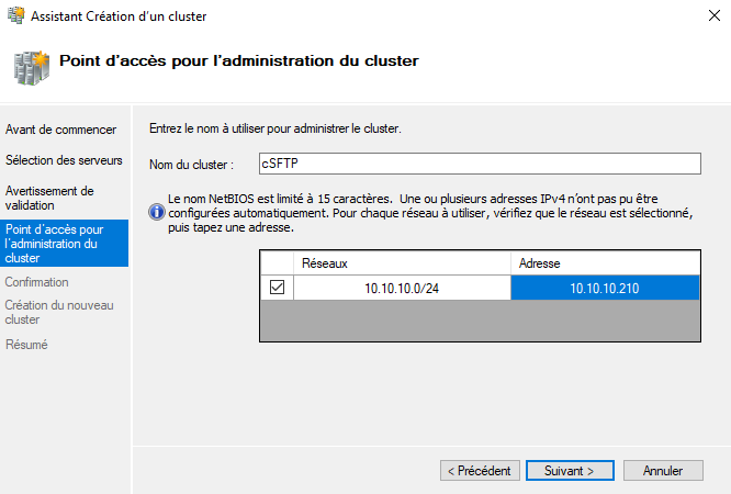 Configurer un serveur SFTP en failover sur Windows Serveur Core 2022