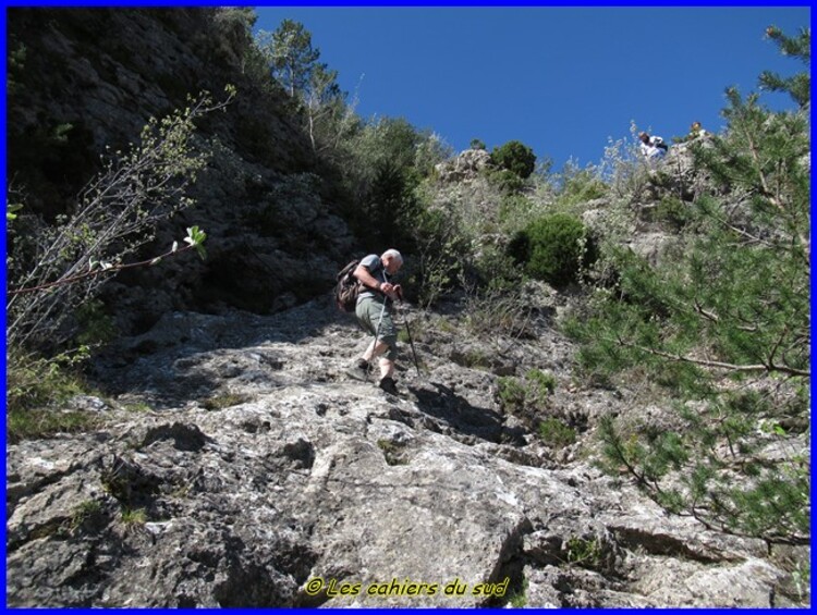 Gorges du Verdon, le sentier de la chaîne