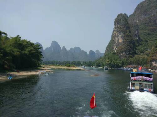 Quatrième Jour: descente de la rivière Li jusqu'à Yangshuo