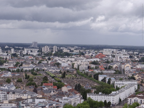 Nantes #3 - Vue sur Sillon de Bretagne depuis la tour Bretagne