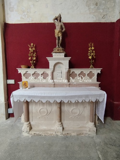 La Palud-sur-Verdon, l'église Notre-Dame de Vauvert