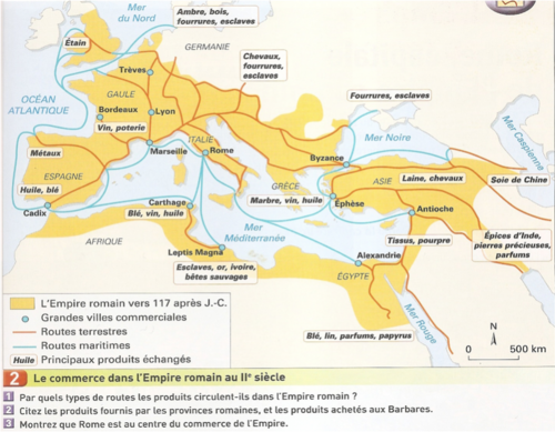 6ème - HISTOIRE - L'empire romain dans le monde antique - Partie 1