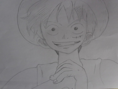 J'ai fait un dessin de Luffy !