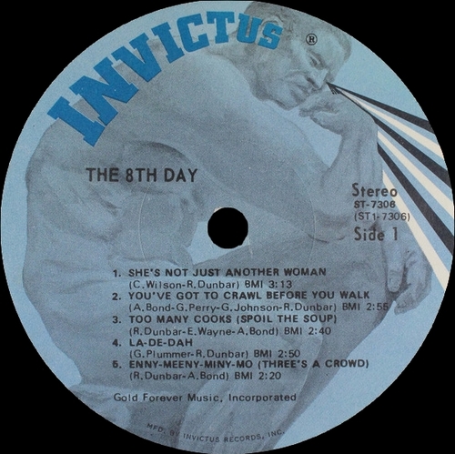The 8th Day " 8th Day " Invictus ‎Records ST-7306 [ US ] en 1971