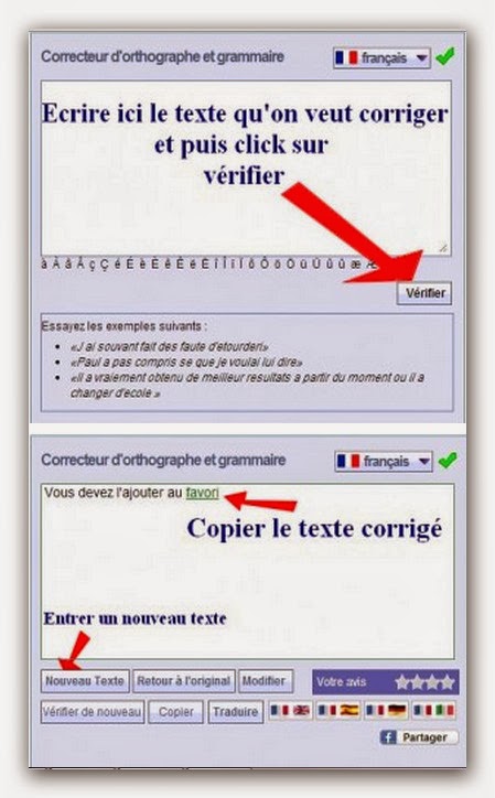 Correcteur en ligne: Correction de textes en français, Correcteur d' orthographe et grammaire - موارد