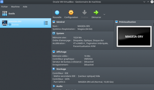 Installation d'un Serveur sous Mageia 8