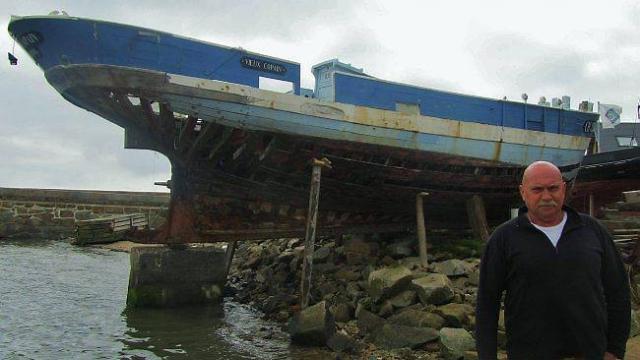 Le chantier naval de Gilles Auger vient d'acquérir le « Vieux Copain » pour une restauration complète.