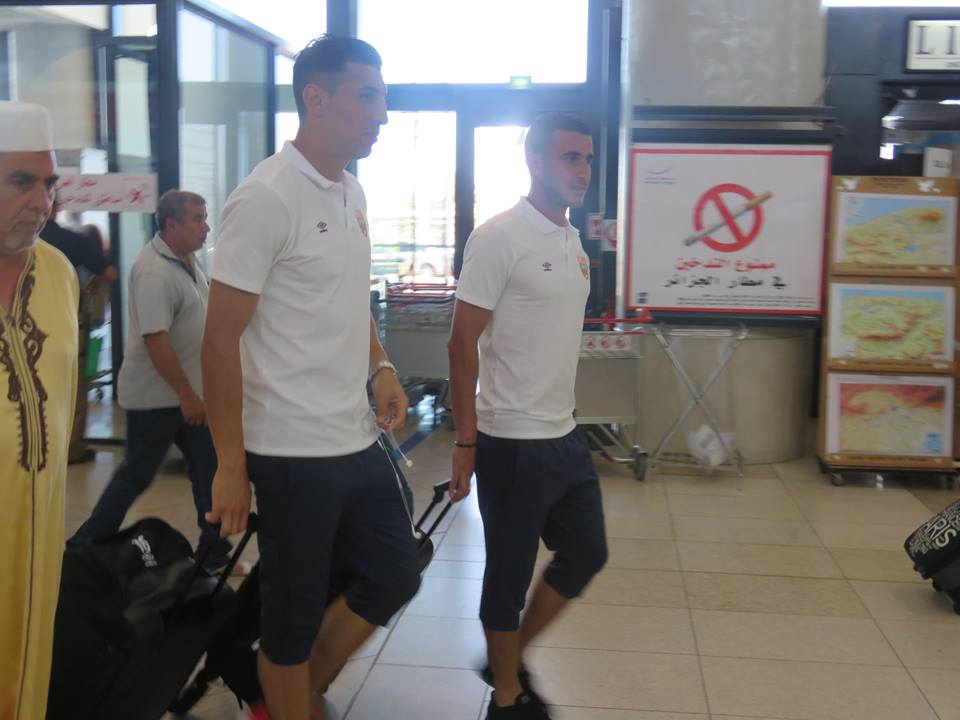 Mardi 2.8.2016 le Mouloudia s'envole pour Tunis