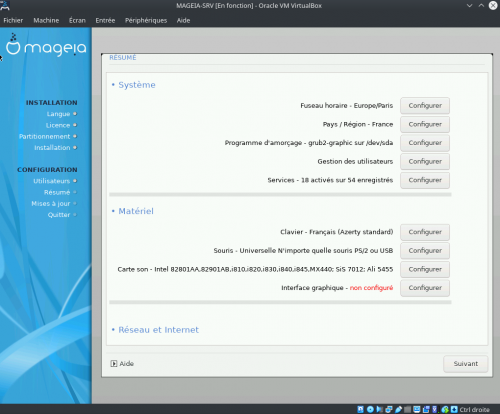 Installation d'un Serveur sous Mageia 8
