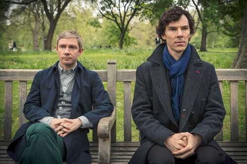 Sherlock avec Benedict Cumberbatch : première photo old school pour l'épisode spécial