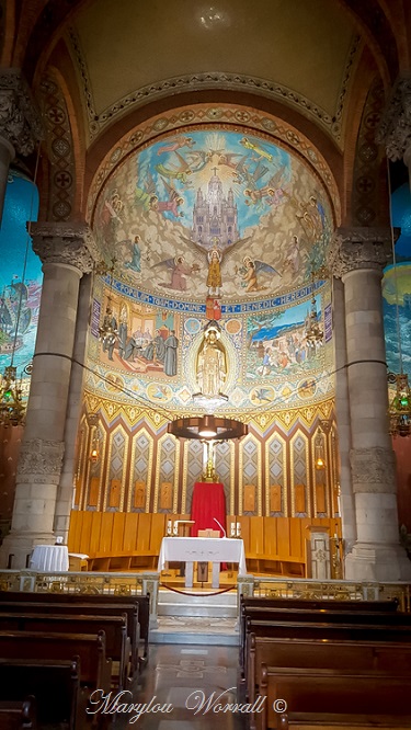 Barcelone : Eglise du Sacré Cœur sur le Tibidabo 2/3