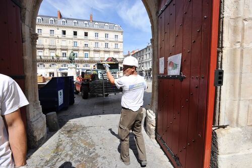 Incendie à la Mairie de La Rochelle