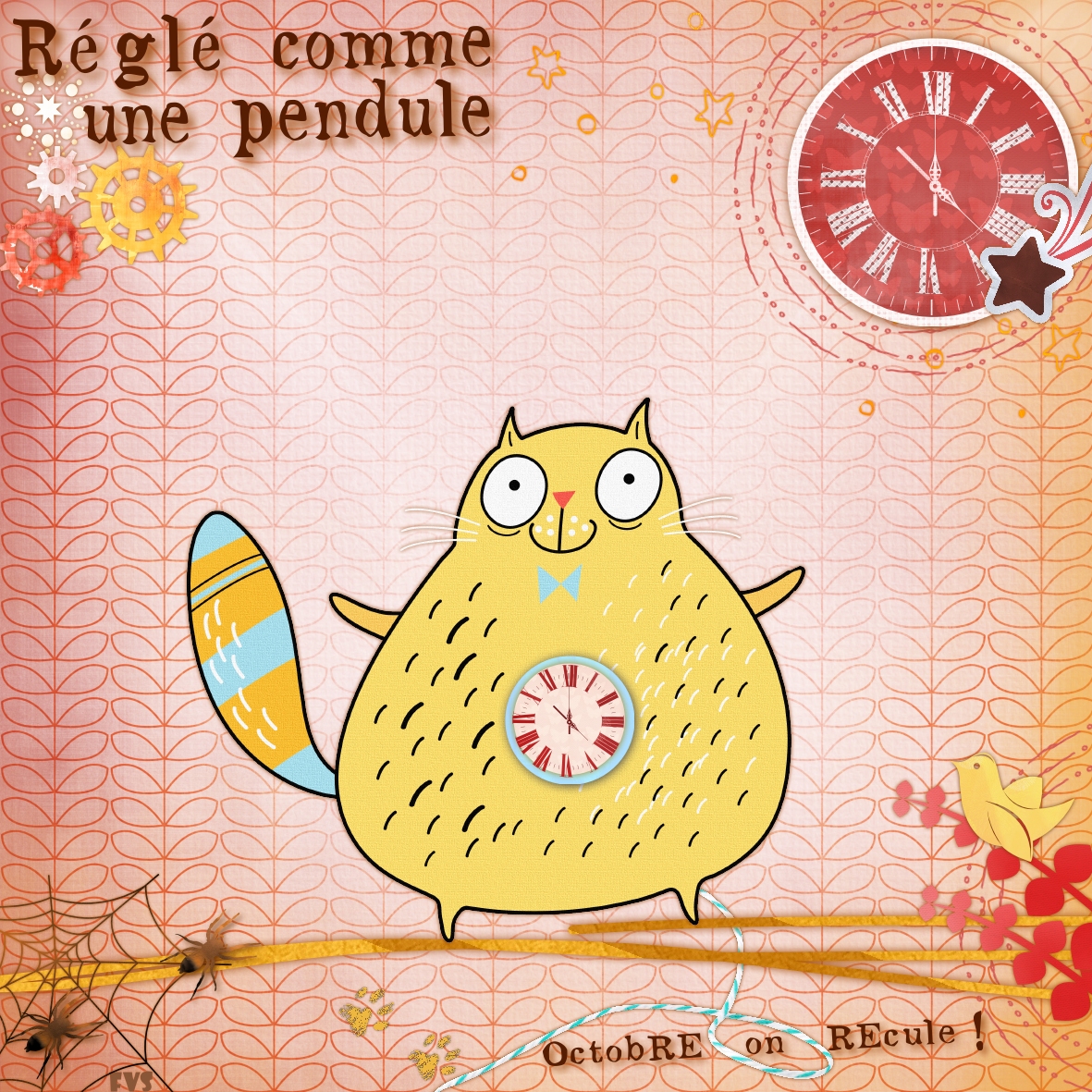 scrap carte changement heure octobre