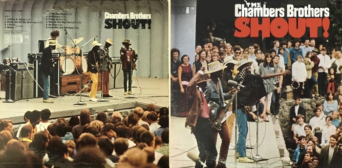 The Chambers Brothers : Album " Shout ! " Vault Records SLP-120 [ US ]