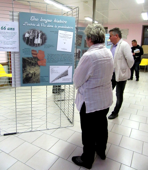 Une belle exposition sur la découverte de la sépulture de la Dame de Vix a été présentée à la Mairie de Vix