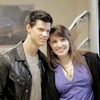 Jennifer (MlleJen) avec Taylor Lautner à Paris
