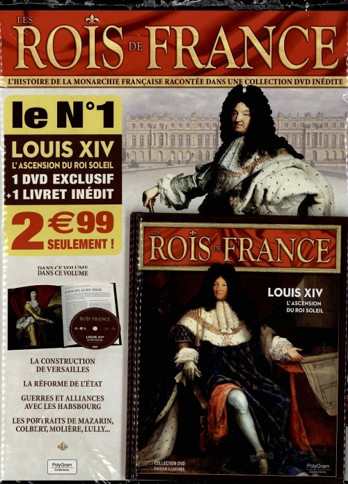 Nouvelle collection : N° 1 Les rois de France en DVD