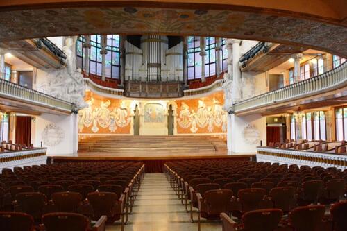 La Salle de concerts du Palais de la Musique Catalane