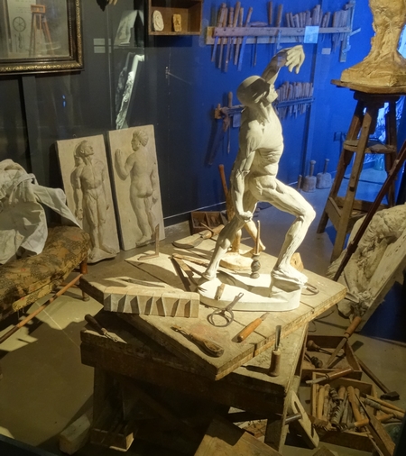 "Eloge du souvenir...", une très belle exposition sur le sculpteur Léopold Argenton, présentée au Musée du Pays Châtillonnais-Trésor de Vix