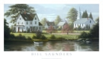 Bill-Saunders-Bord-de-la-riviere-Affiches