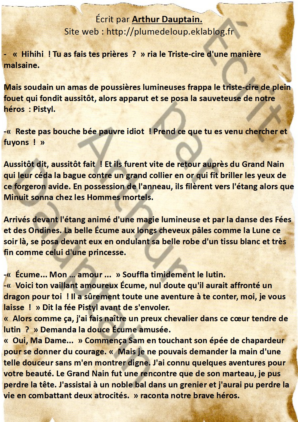 pour tes yeux rencontre