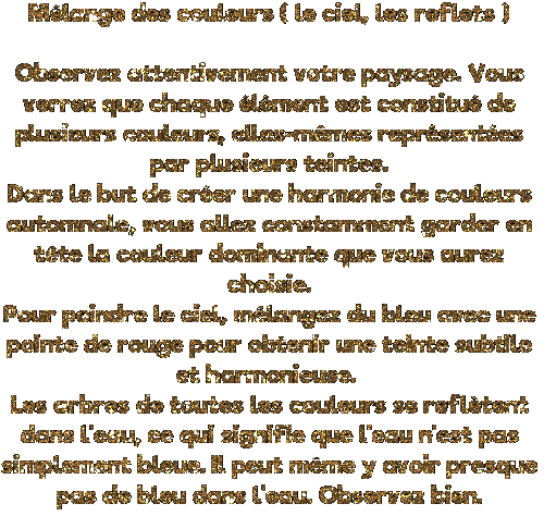 Dessin et peinture - vidéo 4141 : Comment peindre les couleurs de l'automne dans un paysage ? - acrylique, huile.