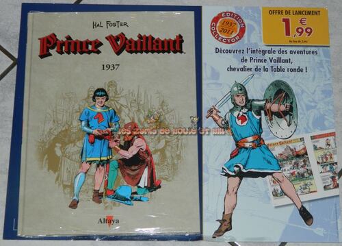 Nouvelle collection : N° 1 Prince Vaillant en BD