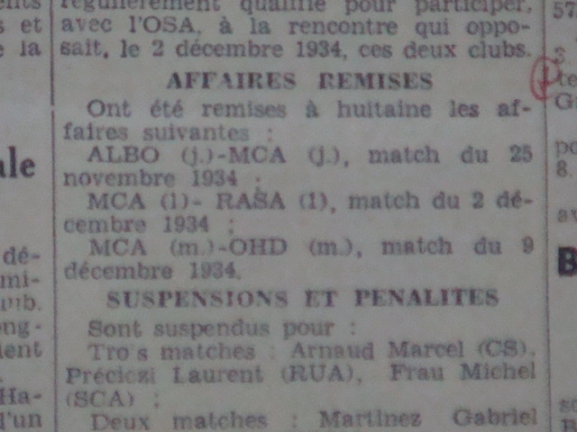 les réserves contre le mca ne cessent jamais