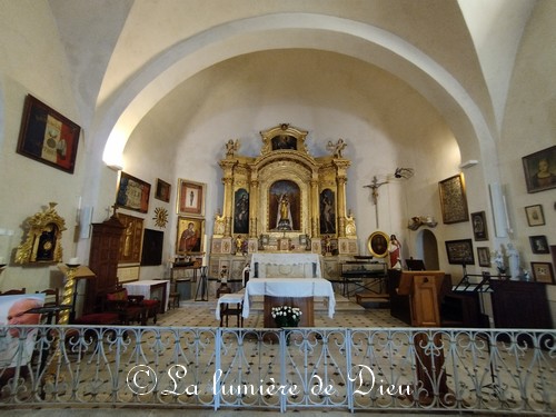 Antibes, la chapelle de la Garoupe