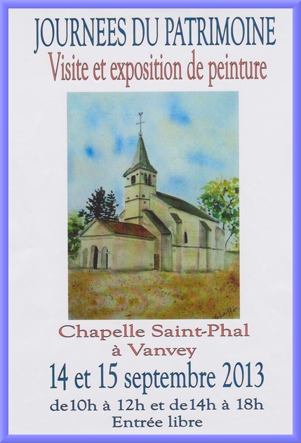Exposition de peinture à la chapelle de Saint-Phal