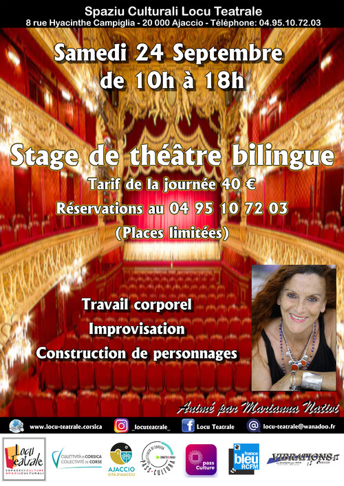 24 septembre - Stage de théâtre