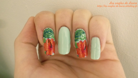 Nail Art tropical