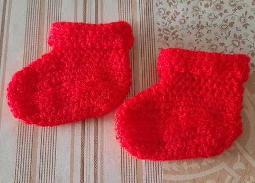 Chaussons au crochet