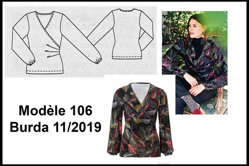 Top Burda Modèle 106 11/2019