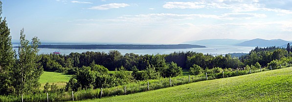 Panorama sur l'Ile aux Coudres