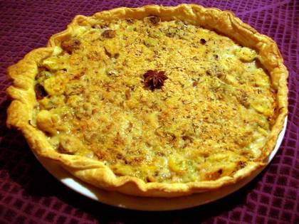 tarte aux légumes d'hiver