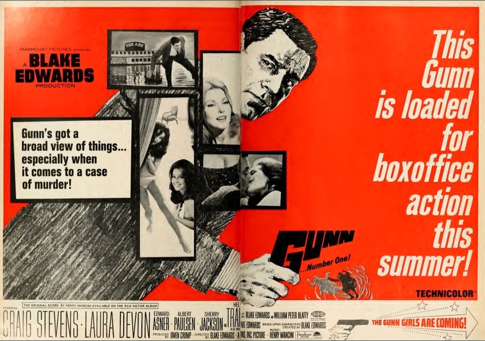 GUNN (PETER GUNN DETECTIVE SPECIAL) BOX OFFICE 1967