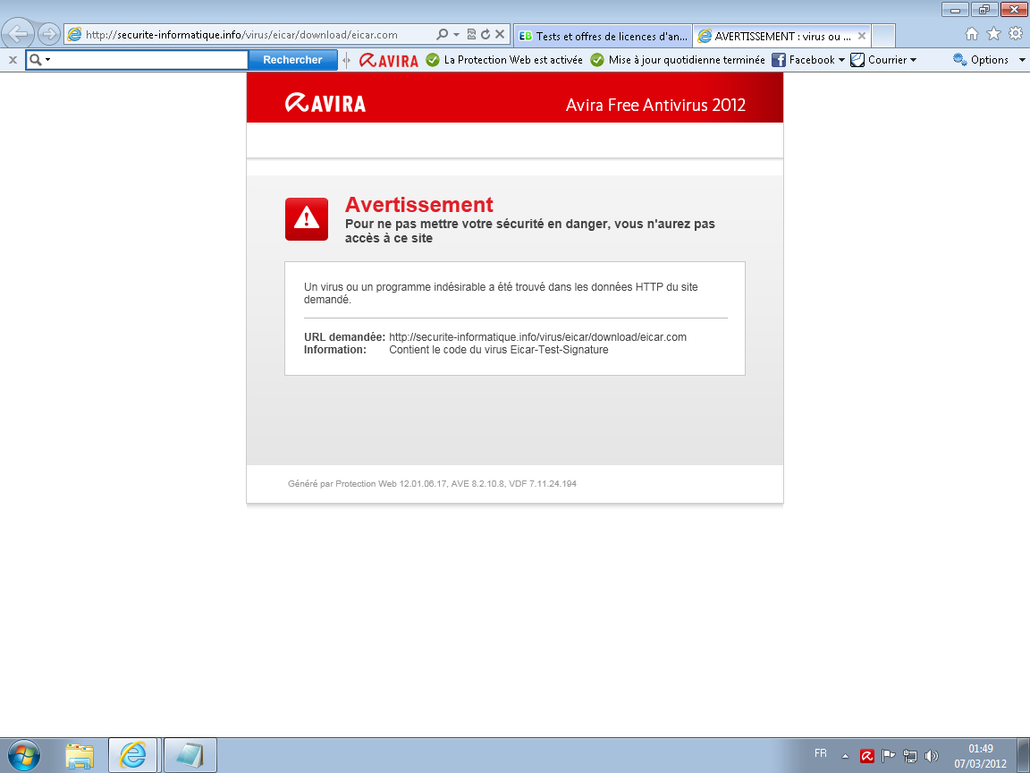 TÉLÉCHARGER MISE A JOUR AVIRA VDF 2013 GRATUITEMENT