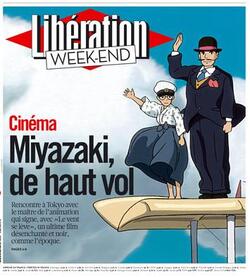 Myasaki fait la Une de Libé week-end