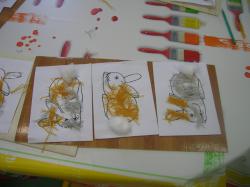 Illustration ronde Mon petit lapin