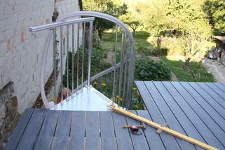 La terrasse du rez de jardin