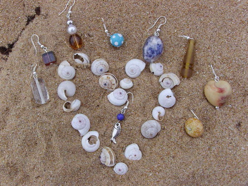 Boucles d'oreilles bord de mer