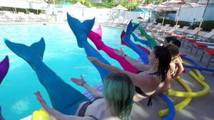 dance ballet class mermaids pool class