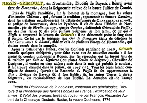 LES REMPARTS DU PLESSIS-GRIMOULT (Calvados)