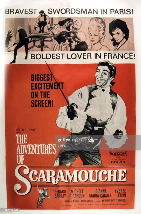 SCARAMOUCHE BOX OFFICE USA 1964 GERARD BARRAY