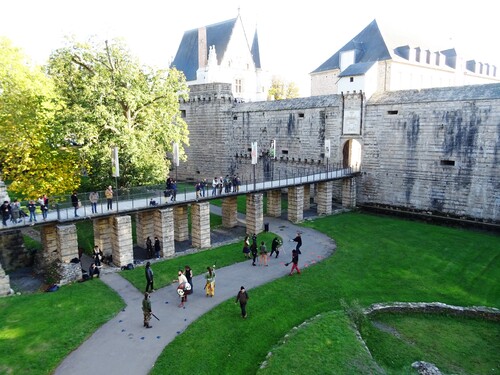 Nantes: autour du çâteau des Ducs de Bretagne (photos)